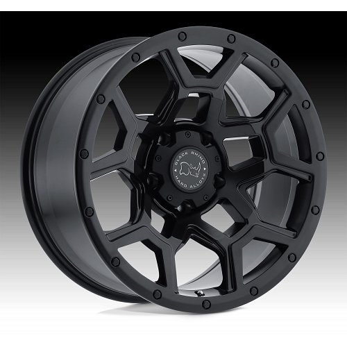 Black Rhino Overland Matte Black Custom Truck Wheels 1